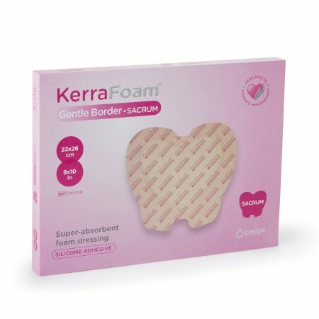 DRESSING, WND KERRAFOAM GNTL BRDR SACRAL LG (5/CT 5CT/CS)