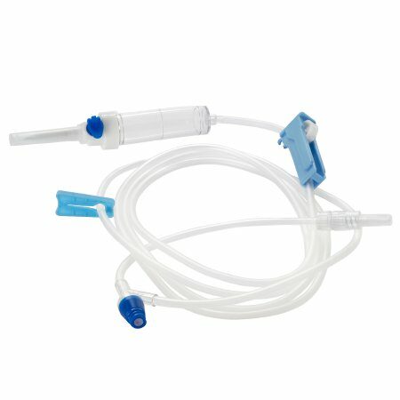 IV ADMIN SET, 20DRP 1NDL FREE CONNECTOR 75" (50/BX 6BX/CS)