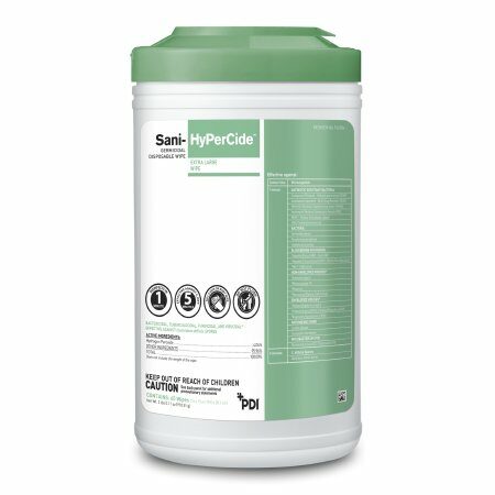 WIPE, GERMICIDAL SANIHYPERCIDE65 XLG (6/CS)