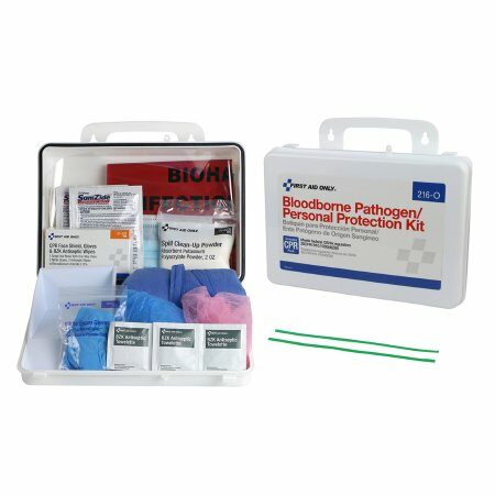 SPILL KIT,  CLEANUP W/PERSON PROTECT/BBP/CPR SHIELD (10/CS)