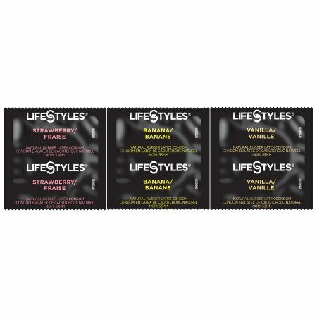 CONDOM, LIFESTYLES ASTD FLAVOR(1008/CS)