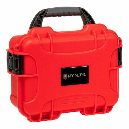 FIRST AID KIT, BOAT MEDIC WATERPRF/SINKPRF RED 6X13.25X10"