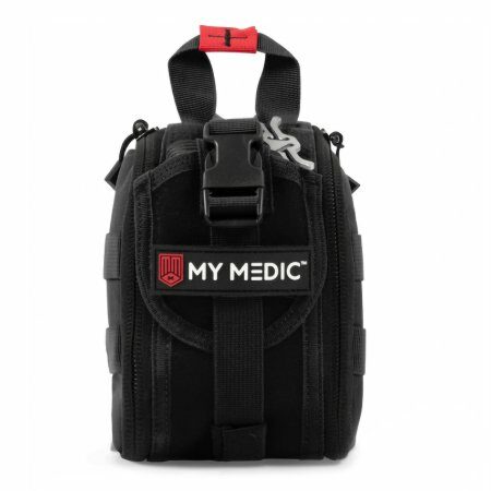 FIRST AID KIT, TFAK TRAUMA PRO35PC NYLON BAG BLK 8X5X4"