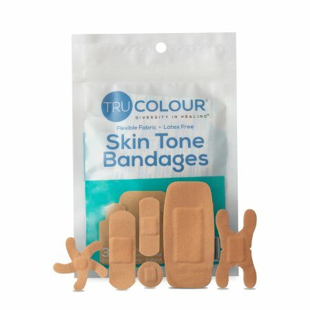 BANDAGE, ADH TRU-COLOUR BGE ASTD AQUA BG (30/PK 50PK/CS)