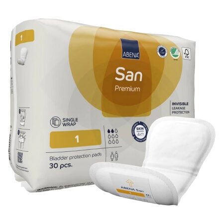PAD, BLADDER CNTRL ABENA SANI ADLT 1 (30/PK 10PK/CS)