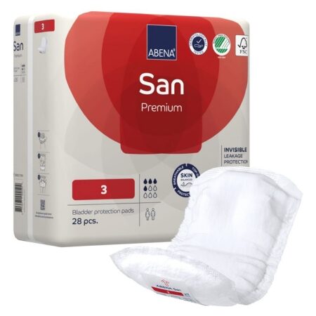 PAD, BLADDER CNTRL ABENA SANI ADLT 3 (28/PK 7PK/CS)