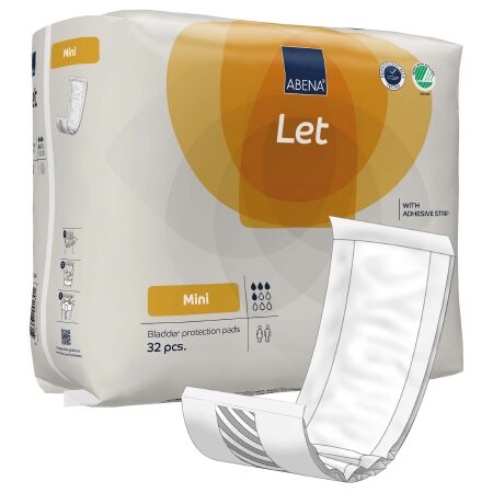 PAD, INCONT ABENA LET PREM BOOSTER ADLT MINI (32/PK 9PK/CS)