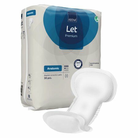 PAD, INCONT ABENA LET PREM BOOSTER ANATOMIC (30/PK 9PK/CS)