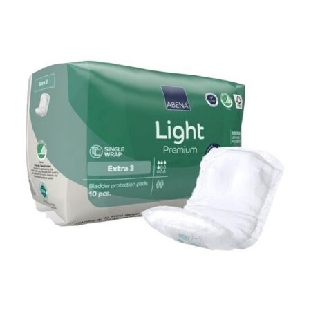 PAD, INCONT ABENA LT PREM ADLTX+ 3 (10/PK 20PK/CS)