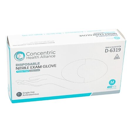 GLOVE, EXAM NITRL CONCENTRIC MED (100EA/BX)