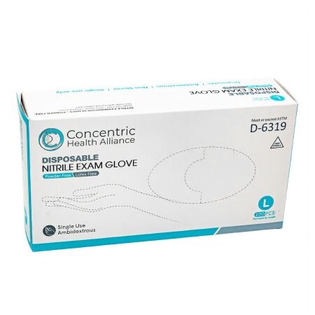 GLOVE, EXAM NITRL CONCENTRIC LG (100EA/BX)