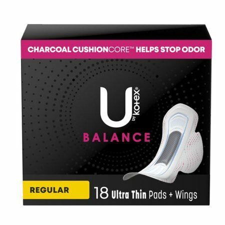 PAD, U BY KOTEX SUPER PREM ULTR THIN REG WING (18/PK 6PK/CS)
