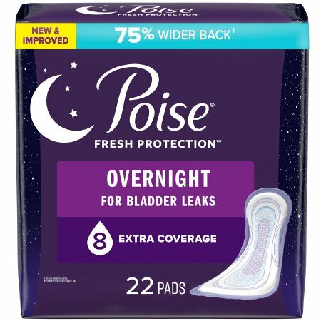 PAD, POISE X-COVERAGE FRESH PROTECTION LNG (22/PK 2PK/CS)