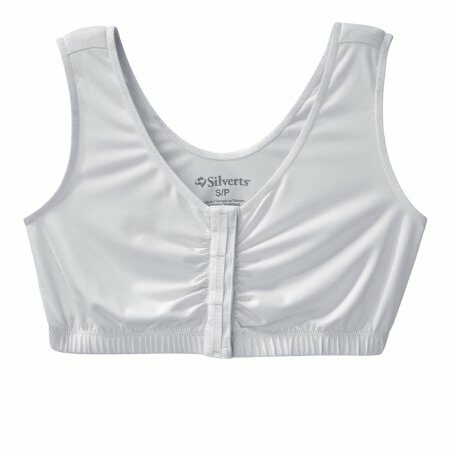 BRA, SENIOR ENZEE SFT CUP OPN FRNT HOOK CLSR OS WHT LG