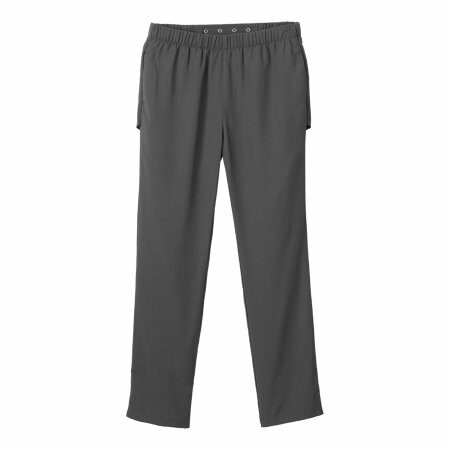 PANTS, GABARDINE OPEN BACK WMNS PEWTER XLG