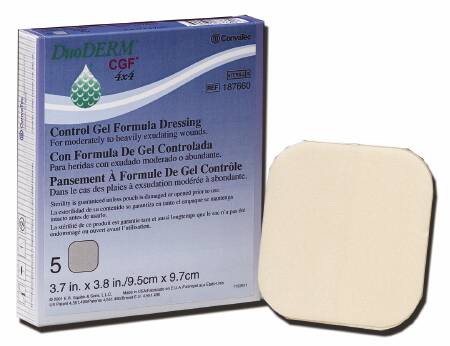DRESSING, DUODERM CGF STR  6"X6" (20/BX)