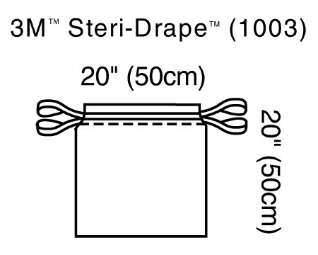 DRAPE, INCISE W/ISO BG (10/BX)