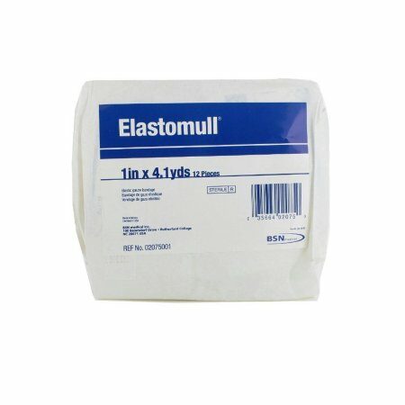 BANDAGE, GAUZE ELASTOMULL STR 1" (12RL/BX)