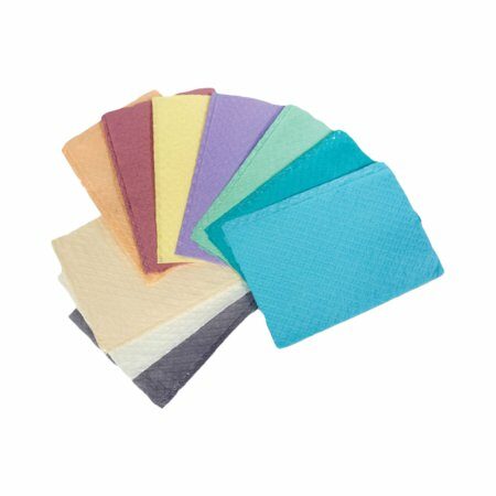 TOWEL, 3PLY/POLY WHT 13X18 (500/CT)