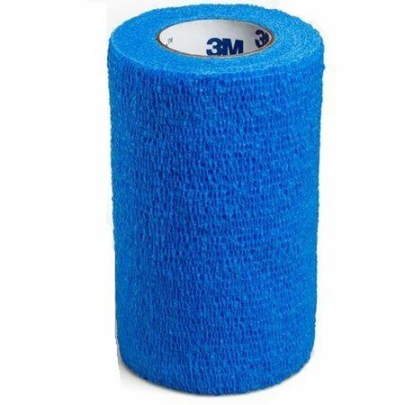 BANDAGE, COBAN ELAS BLU 4"X5YDS (18/BX)