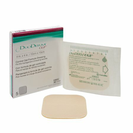 DRESSING, DUODERM CGF STR  4"X4" (5/BX 20BX/CS)