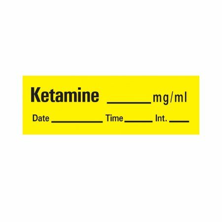 LABEL, KETAMINE YLW (333/RL)  PROFTP
