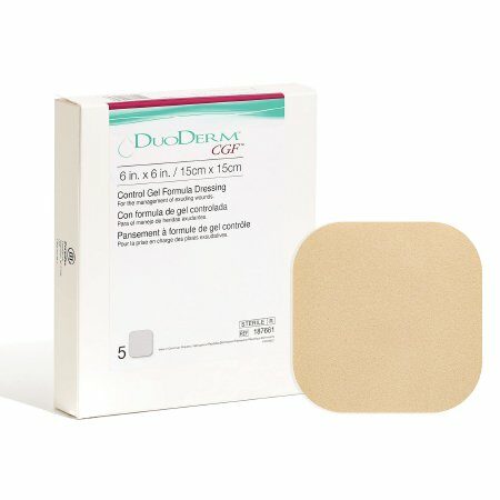DRESSING, DUODERM STR 6"X6" (5/BX)