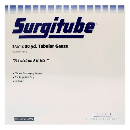 BANDAGE, SURGITUBE GAUZE WHT SZ5 3 5/8" 50YDS