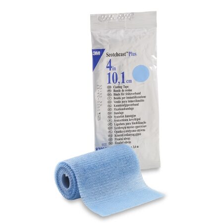 TAPE, CAST SCOTCHCAST 4"X4YDS LT BLU (10RL/BX)