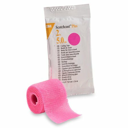 TAPE, CAST SCOTCHCAST 2"X4YDS BRT PNK (10/BX)