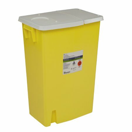 CONTAINER, SHARPS CHEMO YLW 18GL (5/CS)