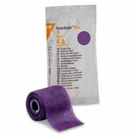 TAPE, CAST SCOTCHCAST 2"X4YDS PUR (10RL/BX)