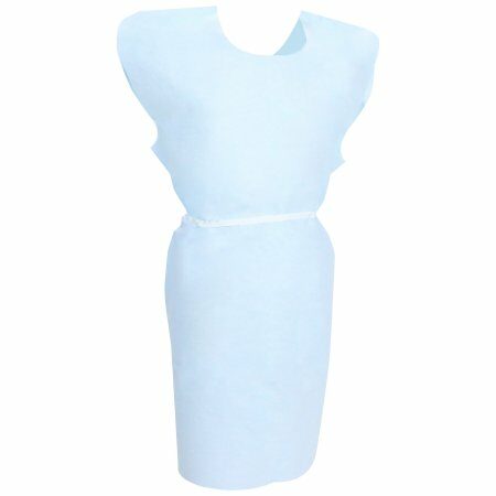 GOWN, EXAM T/P/T ECON BLU 30X42 (50/CS)