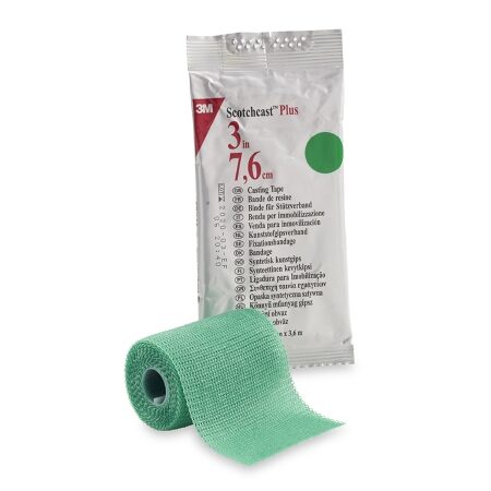 TAPE, CAST SCOTCHCAST 3"X4YDS GRN (10RL/BX)