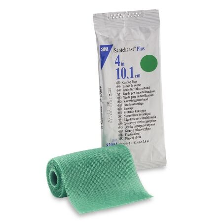 TAPE, CAST SCOTCHCAST 4"X4YDS GRN (10RL/BX)