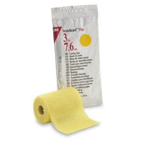 TAPE, CAST SCOTCHCAST 3"X4YDS YLW (10RL/BX)