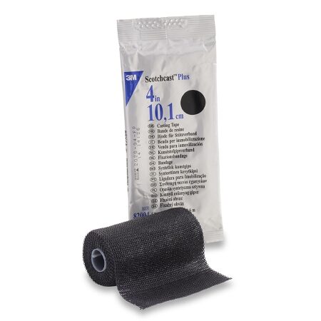 TAPE, CAST SCOTCHCAST 4"X4YDS BLK (10RL/BX)
