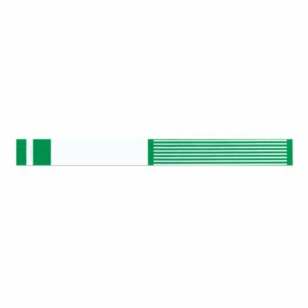 I.D. BAND, SHORT STAY GRN (1000/BX)