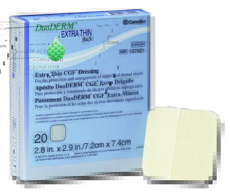 DRESSING, DUODERM CGF STR  2"X8" (10/BX)