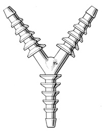 CONNECTOR, 6IN1 Y STR (15/BX)