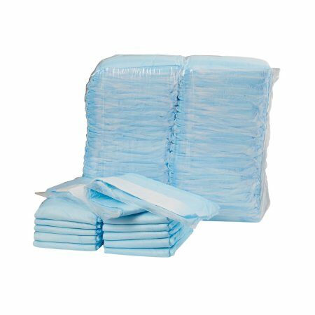 UNDERPAD, WINGS FLUFF LT BLU 23"X24" (200/CS)