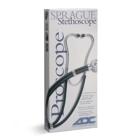 STETHOSCOPE, ADSCOPE SPRAGUE 22" GLD PLT
