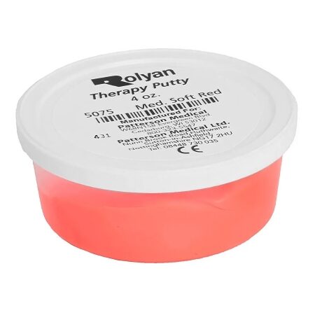 PUTTY THERAPY 4OZ MED SFT RED BK5075