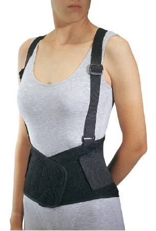 BACK SUPPORT, INDUST W/SUSP  36"-42" LG