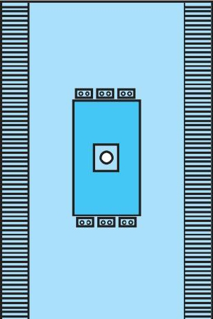 DRAPE, U 60"X72" (24/CS)      A8476