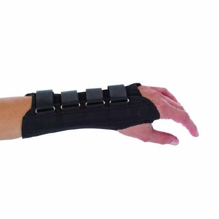 WRIST SUPPORT, CNTRD W/STAYS RT MED