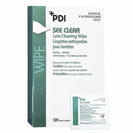 WIPE, EYEGLASS LENS CLEANER (120/BX)