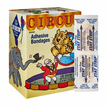 BANDAGE, ADHSV CIRCUS 3/4" (100/BX) DERSCI