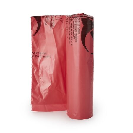BAG, BIOHAZ HD LLDPE RED 40X461.6MIL (100/CS)