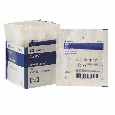 GAUZE, NON WOVEN ALL PURPOSE SPONGES 4X4" 6PLY (2/PK 25PK/CT